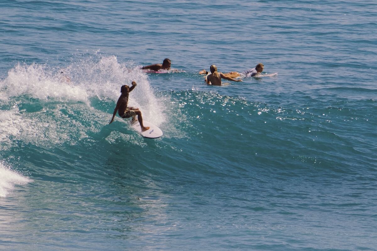 Uluwatu Beach Surfing